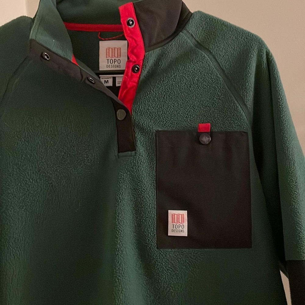 TOPO Designs Fleece Quarter Snap